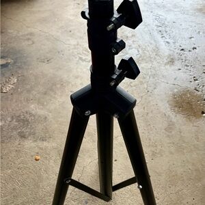 Adjustable Black Tripod Stand